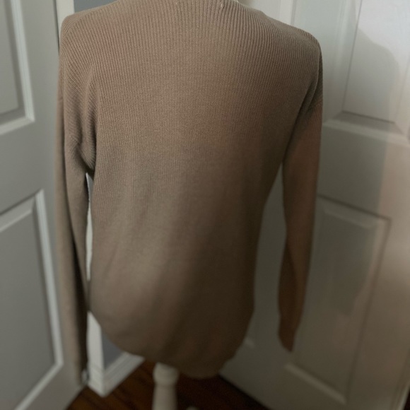 Laurie Felt Sweater in a cocoa color. - Picture 2 of 3